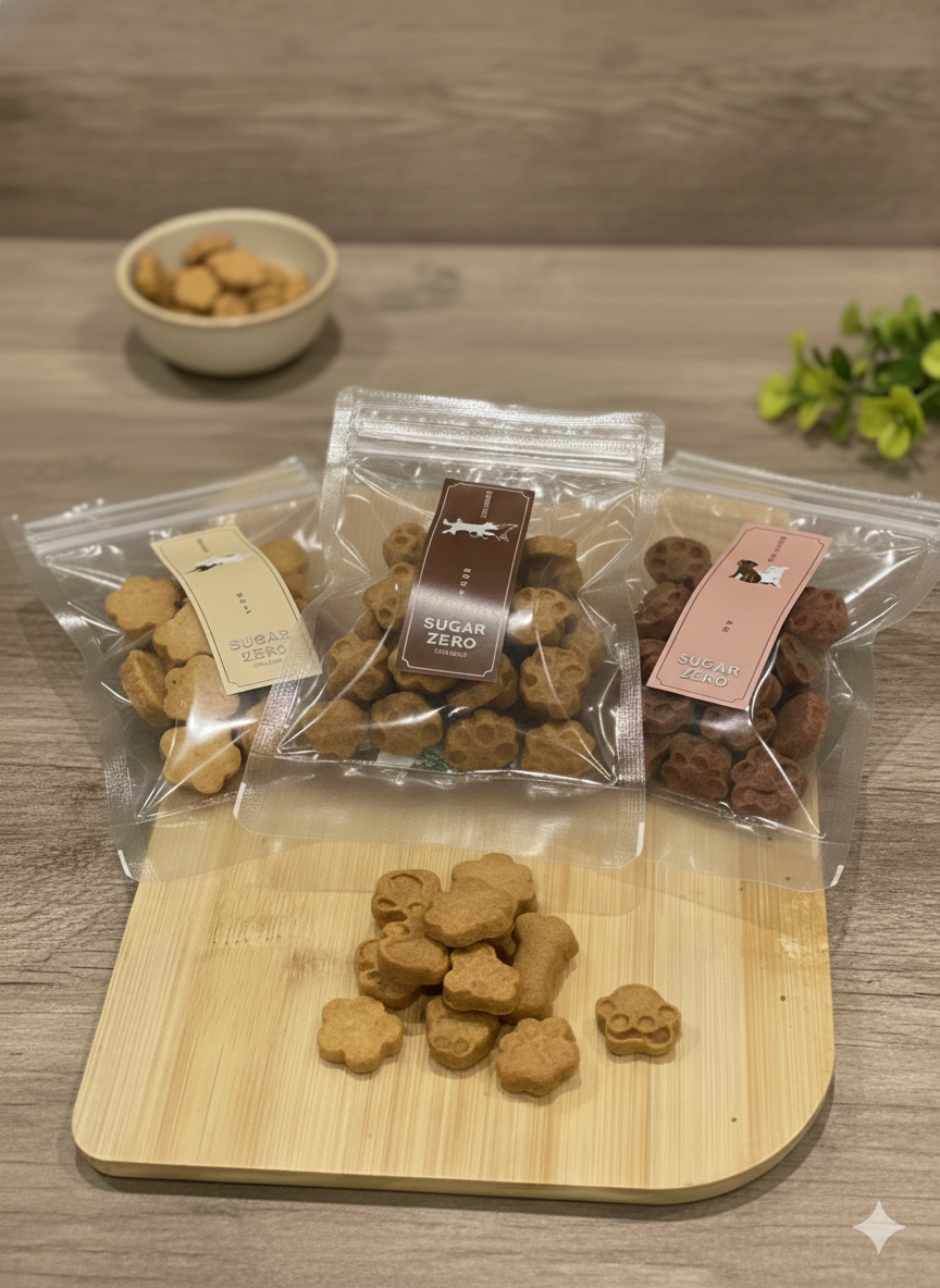 Set of 5 types of cookies